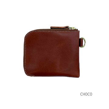 栃木レザー L字型ミニ財布の画像