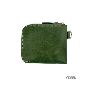 栃木レザー L字型ミニ財布の画像