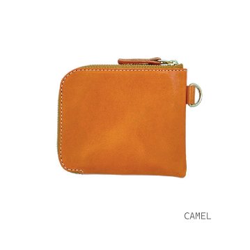 栃木レザー L字型ミニ財布の画像