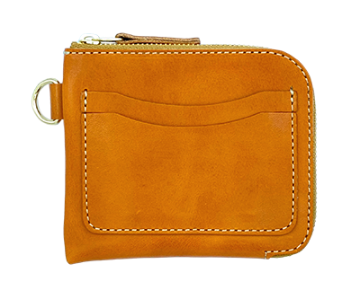 栃木レザー L字型ミニ財布の画像