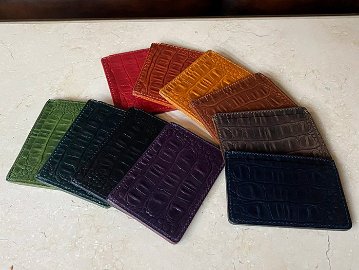 イタリアンレザー パスケースの画像
