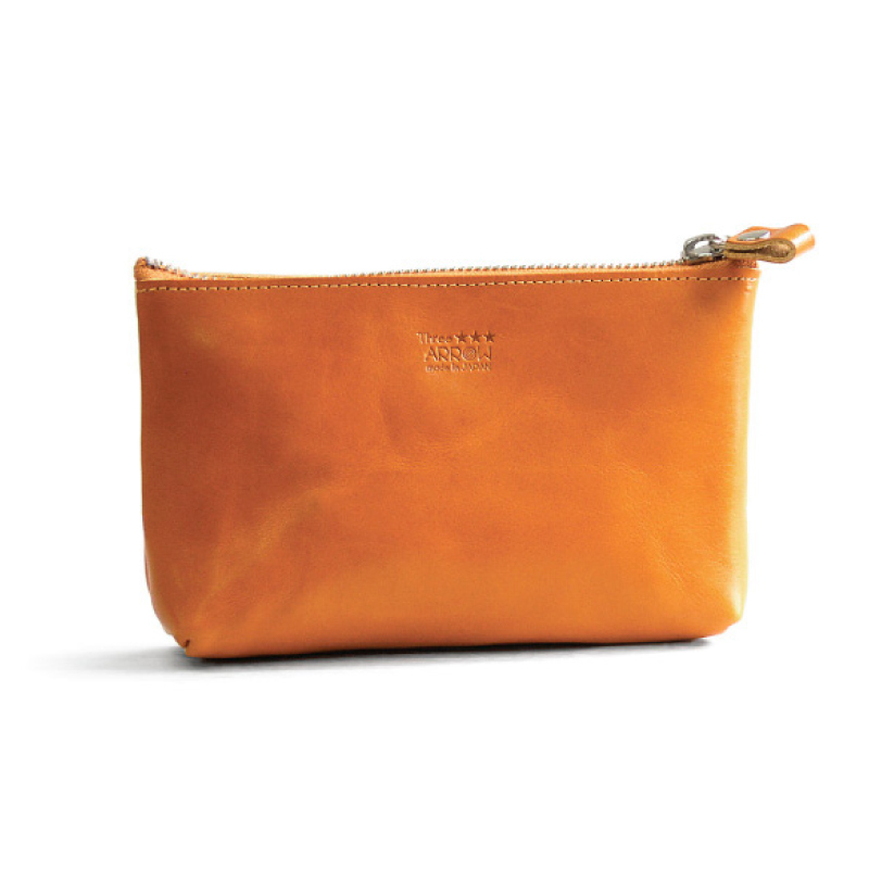 栃木レザー ミニポーチの画像