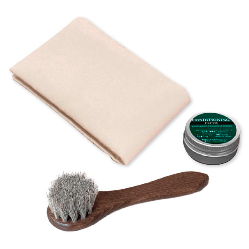 コロンブス 革小物お手入れお試しセット（ブラシ付）の画像
