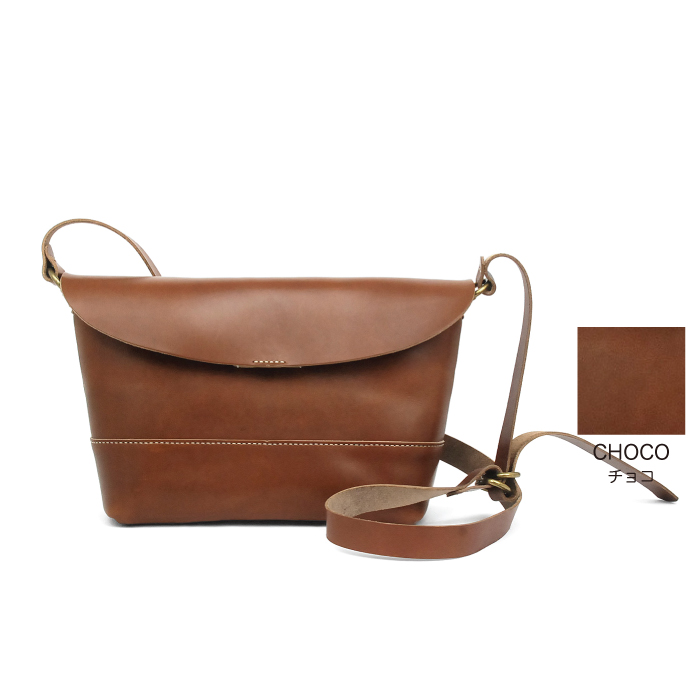 栃木レザー ショルダーバッグの画像