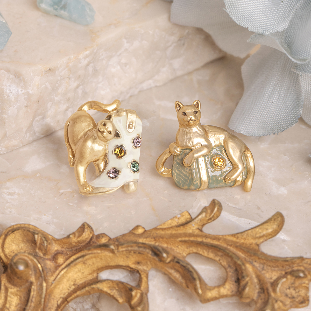 4F フィーアエフ　出発前点検ピアス 猫のピアス　Don’t leave 日本製の画像
