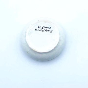 ＜超レア＞ ルイス・ウェインの猫と犬の絵柄のミニボウル　ナーサリーウェア　Bristol Pottery　英国製の画像