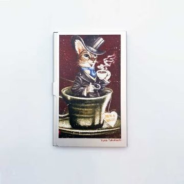 「ティム店長」アルミカードケース　名刺入れ　高橋幸恵 X TIM & SAILOR コラボレーションの画像