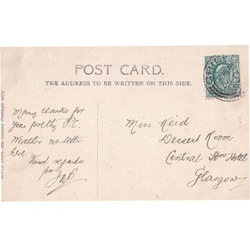猫の肖像画のポストカード　Muriel Hunt　Valentines Series 1905年の画像