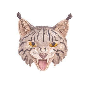 Palnart Poc パルナートポック　山猫ブローチ Wildcat　日本製　ピューターの画像