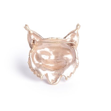 Palnart Poc パルナートポック　山猫ブローチ Wildcat　日本製　ピューターの画像
