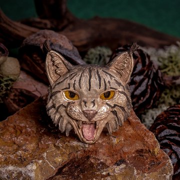 Palnart Poc パルナートポック　山猫ブローチ Wildcat　日本製　ピューターの画像