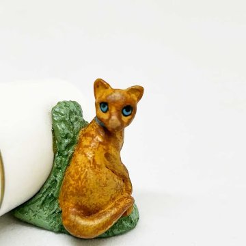 イギリス　猫のいるシンブル・指ぬき　STERING CLASSICの画像