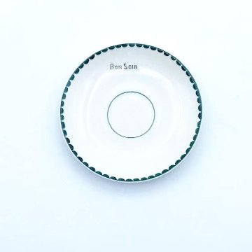 <レア>黒猫の絵柄のアンティーク　ミニ トリオティーカップセット　ルイス・ウェイン インスパイア品の画像