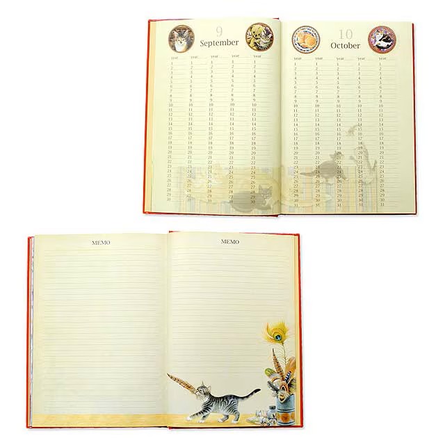 IVORY CATS 5年日記 たっぷり5年間分のダイアリーの画像