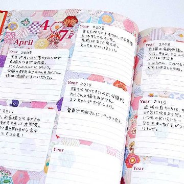 IVORY CATS 5年日記 たっぷり5年間分のダイアリーの画像