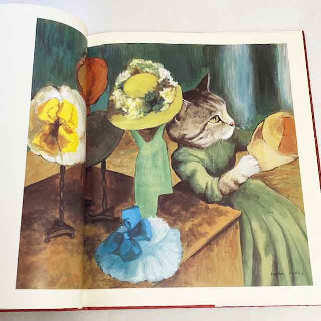 直筆サイン入り プレミア本 スーザンハーバート Impressionist Cats 印象派の猫 猫の本の画像
