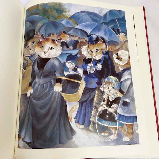 直筆サイン入り プレミア本 スーザンハーバート Impressionist Cats 印象派の猫 猫の本の画像