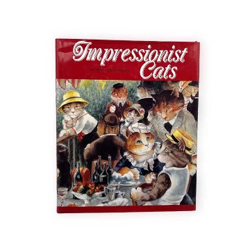 直筆サイン入り プレミア本 スーザンハーバート Impressionist Cats 印象派の猫 猫の本の画像