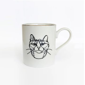 ＋HAyU 猫柄 美濃焼 猫柄マグカップ Mino Ware Collection マグカップ 300ml 日本製の画像