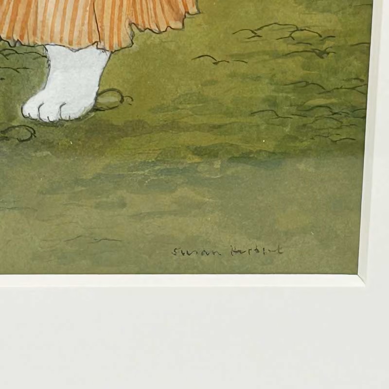 スーザンハーバート Susan Herbert ヘンゼルとグレーテル　サイン入り水彩原画 額装済の画像