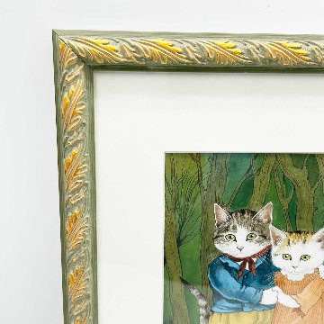 スーザンハーバート Susan Herbert ヘンゼルとグレーテル　サイン入り水彩原画 額装済の画像