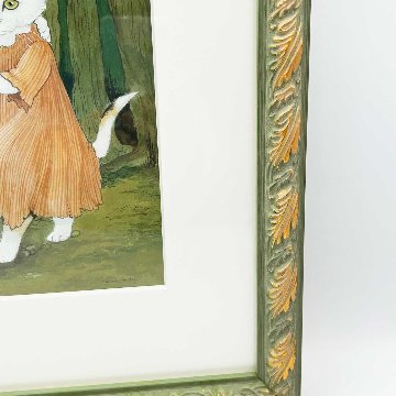 スーザンハーバート Susan Herbert ヘンゼルとグレーテル　サイン入り水彩原画 額装済の画像