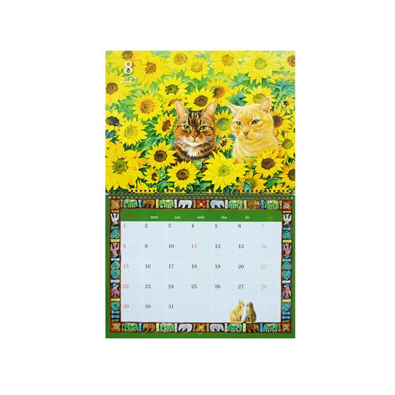 2027年カレンダー アイボリーキャッツ IVORY CATS 壁掛けカレンダー　ディアカーズの画像