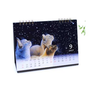 2027年カレンダー アイボリーキャッツ IVORY CATS 卓上カレンダー　ディアカーズの画像