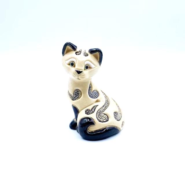 アーテサニア・リンコナダ　アートなシャム猫のフィギュリン　DeRosa デ・ローザコレクションの画像