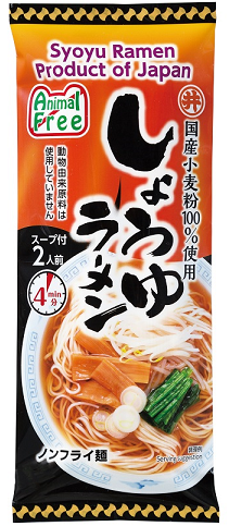 アニマルフリーしょうゆラーメン　186gの画像