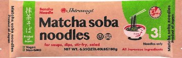 Matcha Soba Noodles 180g画像