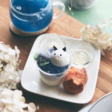 【5月】紫陽花のにゃんこアフタヌーンティー(喫茶時々、雨さんコラボ)ご予約画像