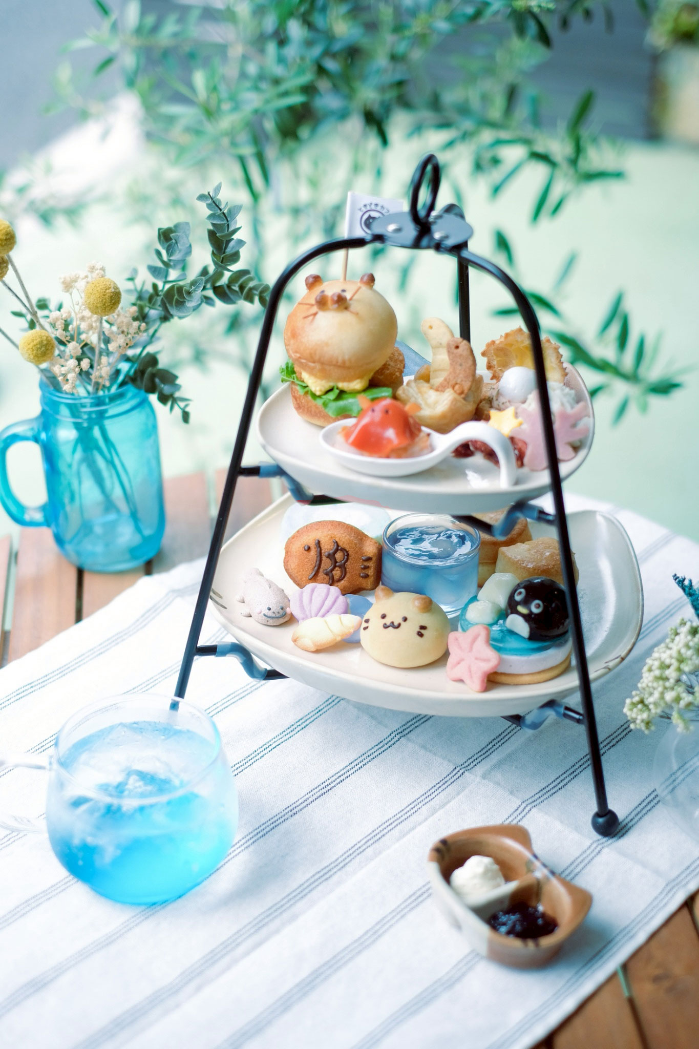 【7月】水族館のにゃんこアフタヌーンティー(喫茶時々、雨さんコラボ)申込の画像