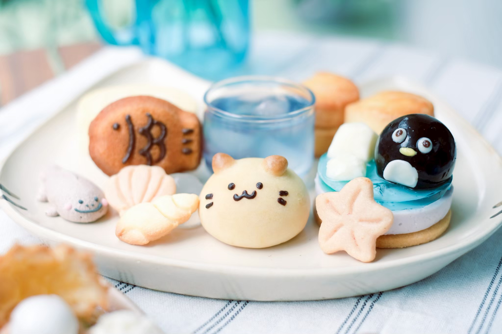 【7月】水族館のにゃんこアフタヌーンティー(喫茶時々、雨さんコラボ)申込の画像