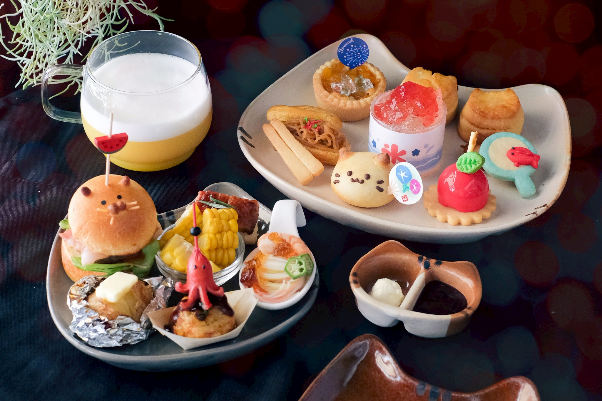 【空席申込】【7月】夏祭りのにゃんこアフタヌーンティー(喫茶時々、雨さんコラボ)の画像