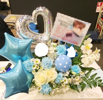 東京ライブバルーン(fba-01) バルーンフラワーアレンジの画像