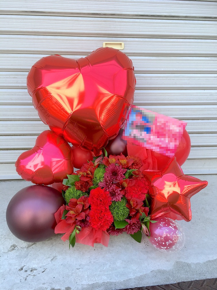 東京ライブバルーン(fba-02) バルーンフラワーアレンジの画像