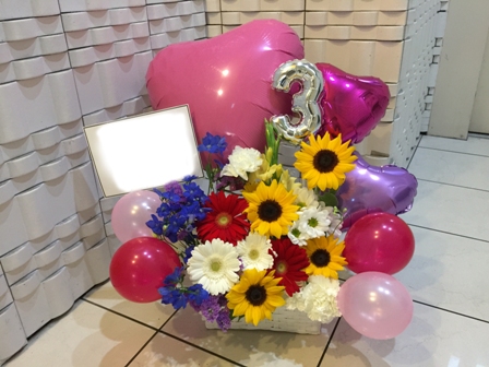 東京ライブバルーン(fba-04) バルーンフラワーアレンジの画像