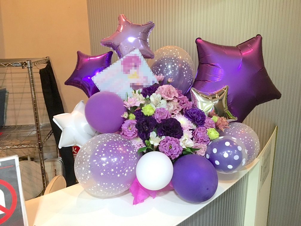 東京ライブバルーン(fba-22) バルーンフラワーアレンジの画像