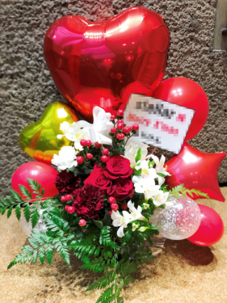 EXE(ea-04) バルーンフラワーアレンジの画像