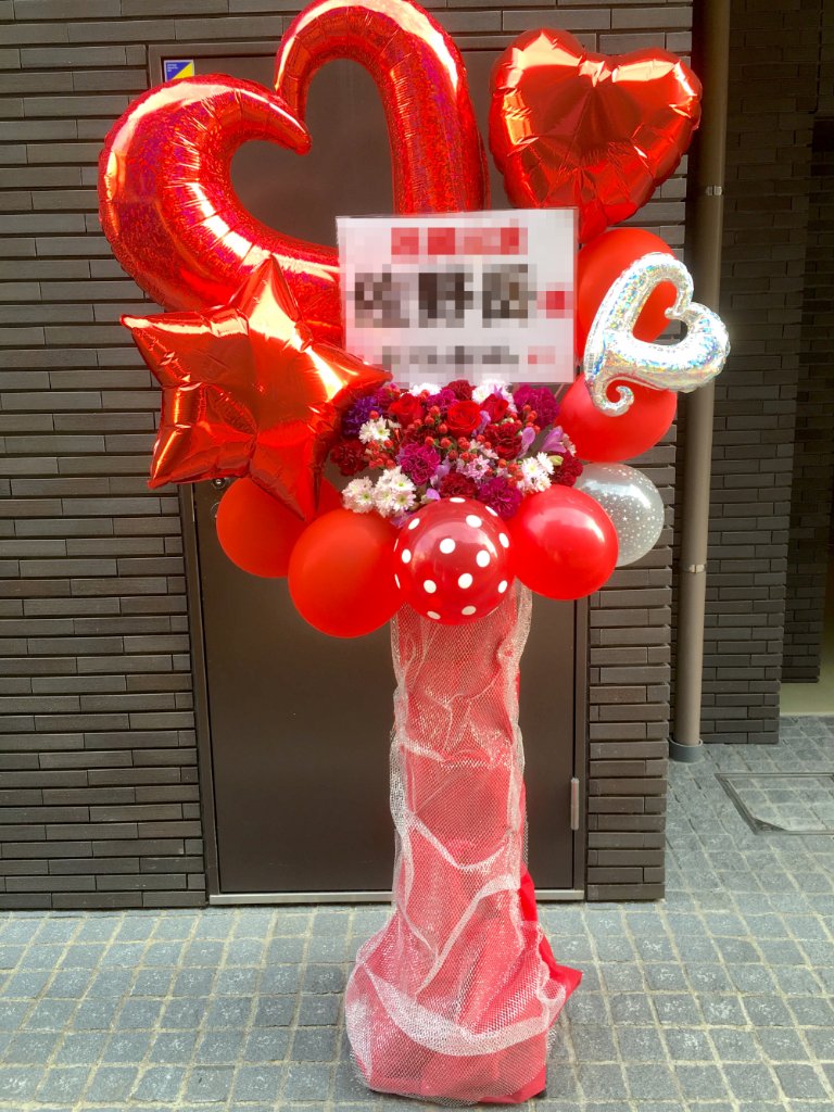 アーティシャルフラワーバルーンスタンド(tlb-fbs125-zo)の画像