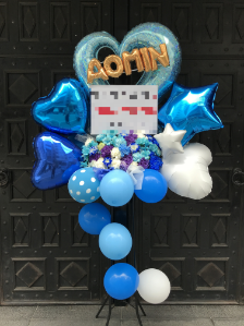 生花のフラスタ(バルーンフラワースタンド花）sienaの画像