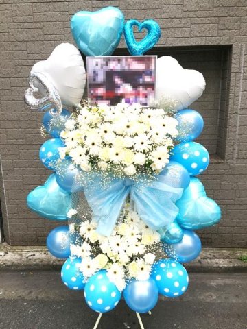 アーティシャルフラワーバルーンスタンド　EXE(es-02-zo)の画像