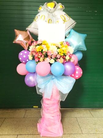 木陰 バルーンフラワースタンド( kokage-oms30g-zo)の画像