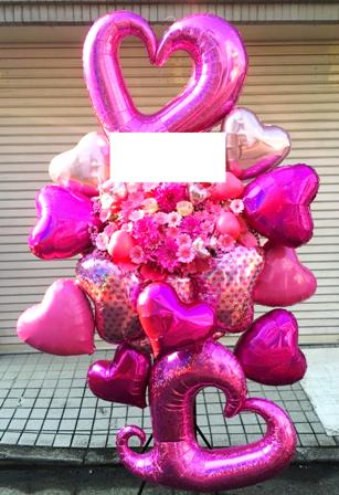 アーティシャルフラワーバルーンスタンド (tlb-fbs12-zo) の画像