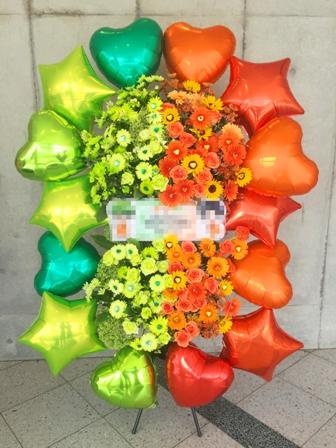 アーティシャルフラワーバルーンスタンド (tlb-fbs13-zo)の画像