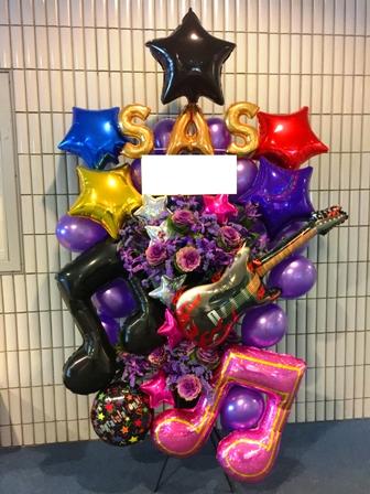 アーティシャルフラワーバルーンスタンド (tlb-fbs06-zo) の画像