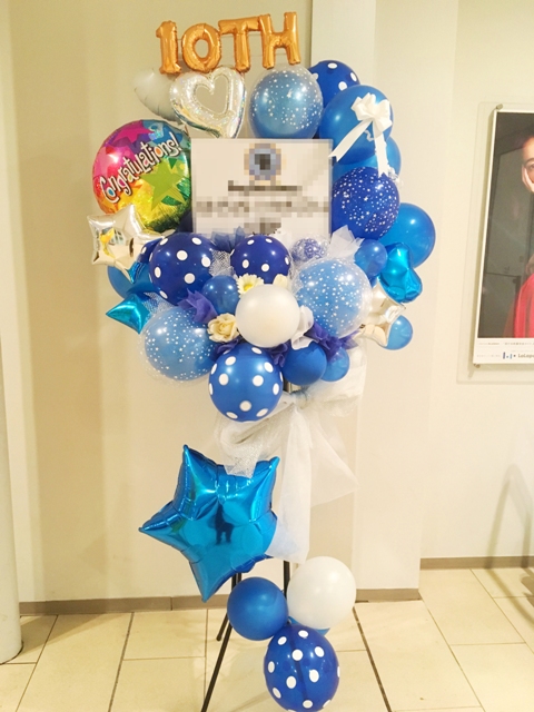 JILL BALLOON お任せバルーンスタンド（花なし）の画像