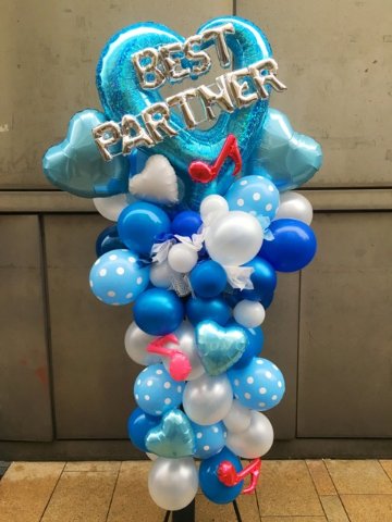 JILL BALLOON お任せバルーンスタンド（花なし）３万円の画像