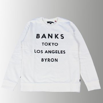 BANKS/バンクス/トレーナー/アイボリー/オーガニックコットンの画像